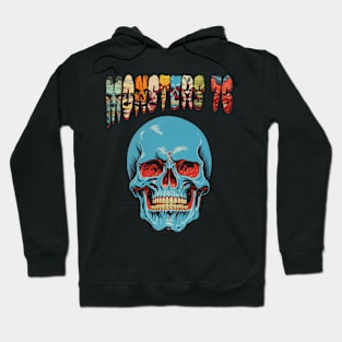 Monsters 76 Blue Skull #1 Hoodie